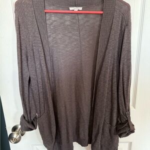 Maurices Brown Open-Front Lightweight Women's Cardigan